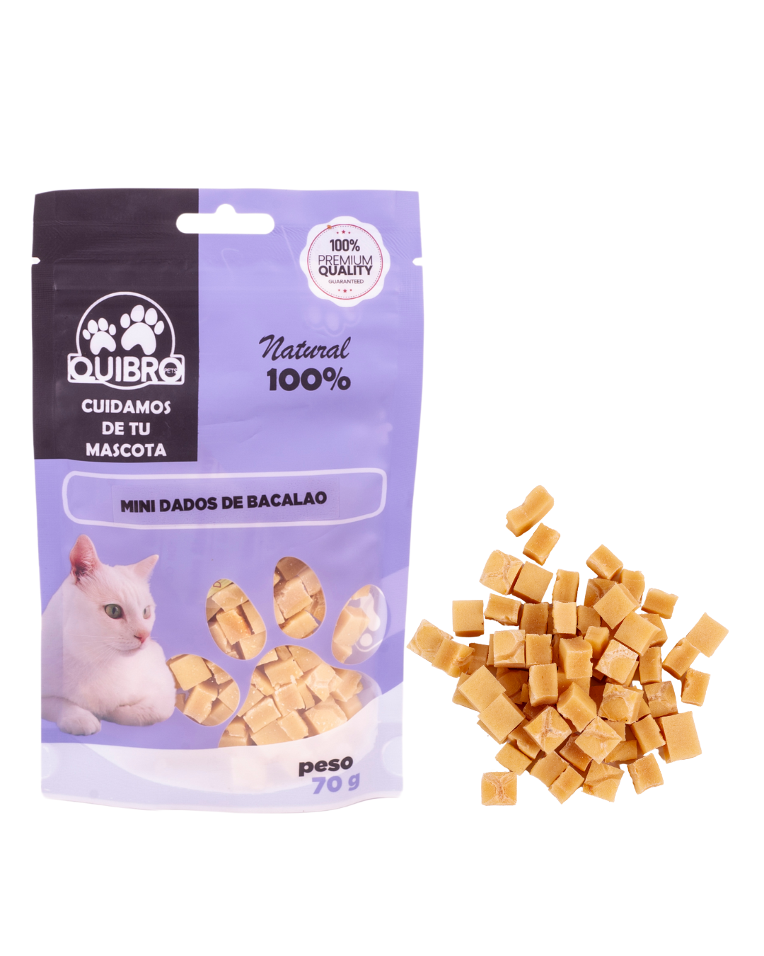Quibropets Mini Dados de Bacalao Quibropets Mini Dados de Bacalao