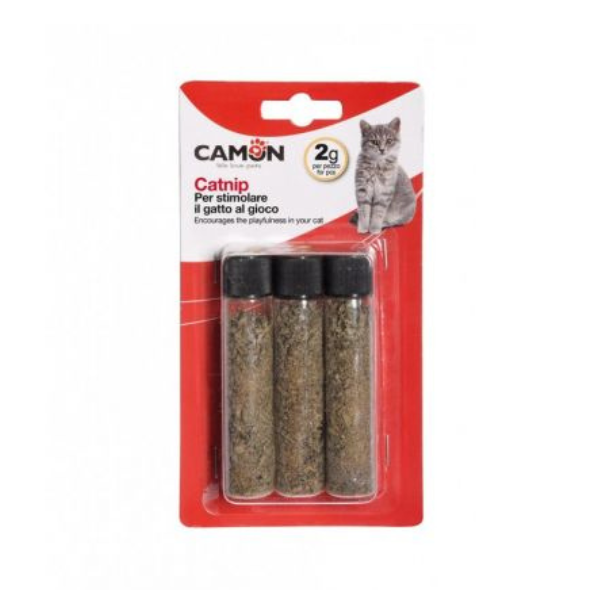 Camon Juguete CATNIP en tubos (3pcs) Camon Juguete CATNIP en tubos (3pcs)