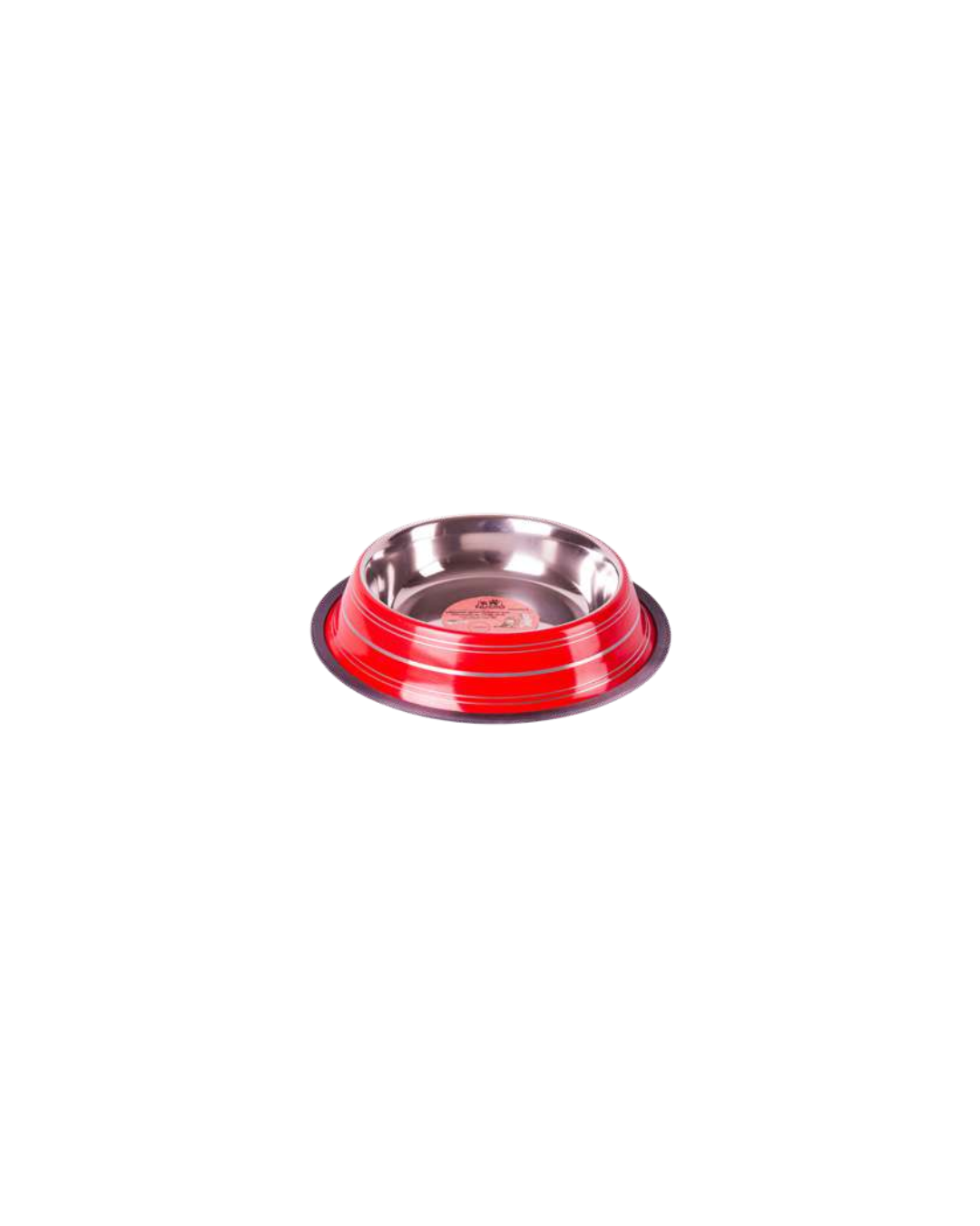 Quibropets Comedero Antideslizante con Costillas de Color Rojo Quibropets Comedero Antideslizante con Costillas de Color Rojo