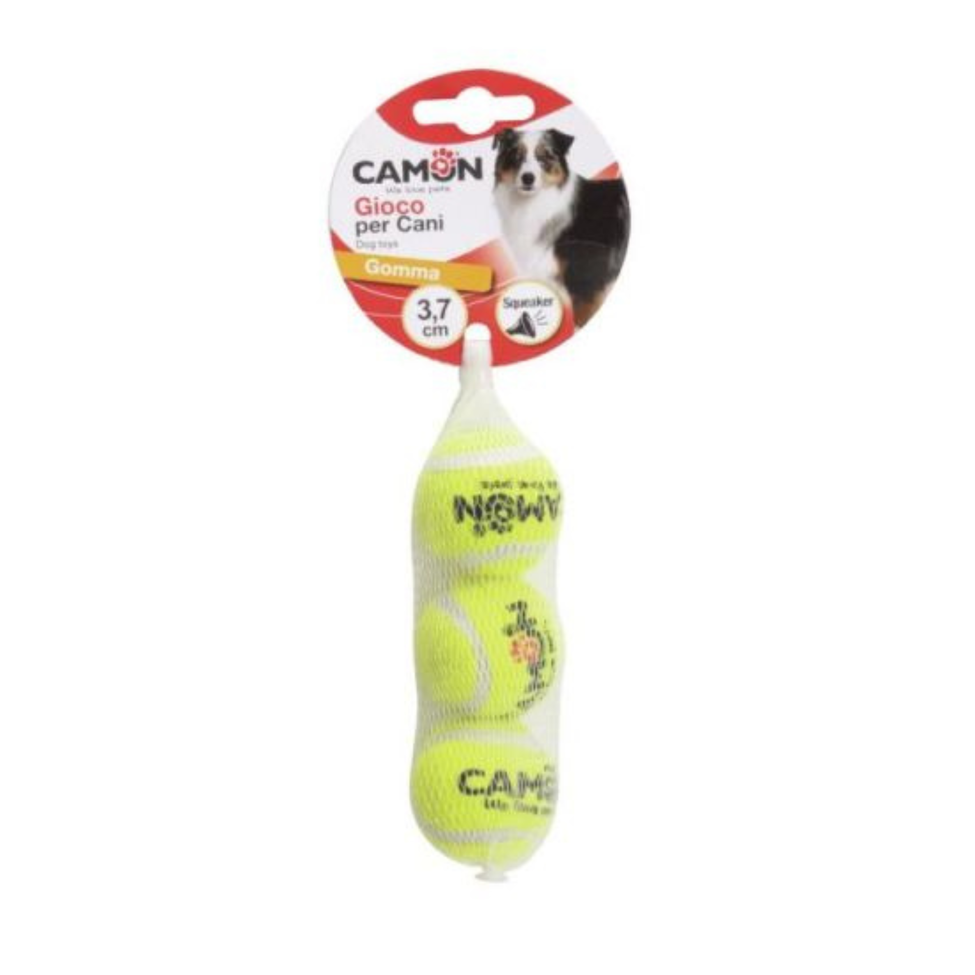 Camon Juguete Pelota de Tenis con Sonido Camon Juguete Pelota de Tenis con Sonido