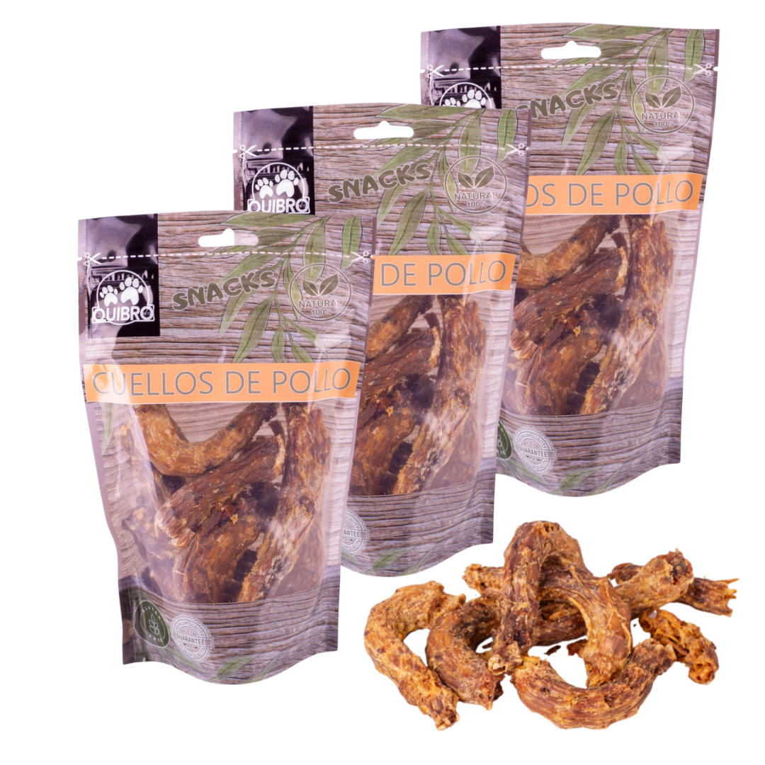 Quibropets Cuellos de Pollo (3x160g) Quibropets Cuellos de Pollo (3x160g)