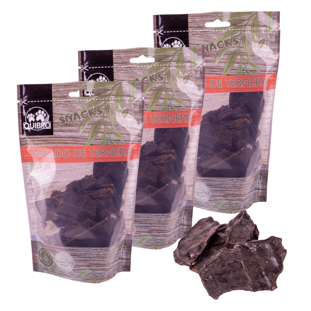 Quibropets Higado de Ternera (3x150g) Quibropets Higado de Ternera (3x150g)