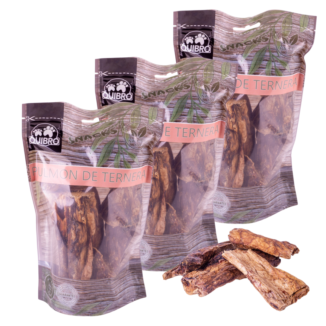 Quibropets Pulmon de Ternera (3x80g) Quibropets Pulmon de Ternera (3x80g)