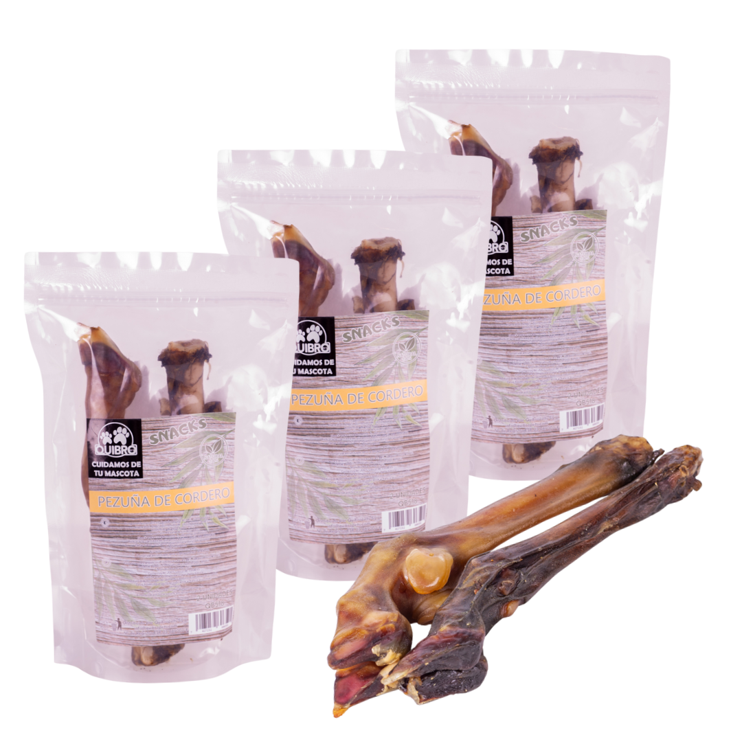 Quibropets Pezuña de Cordero (3x195g) Quibropets Pezuña de Cordero (3x195g)