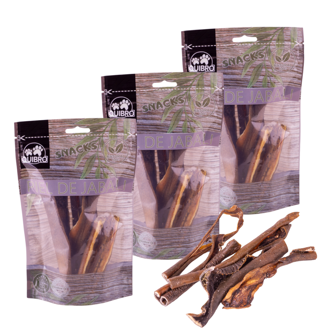 Quibropets Piel de Jabalí (3x130g) Quibropets Piel de Jabalí (3x130g)