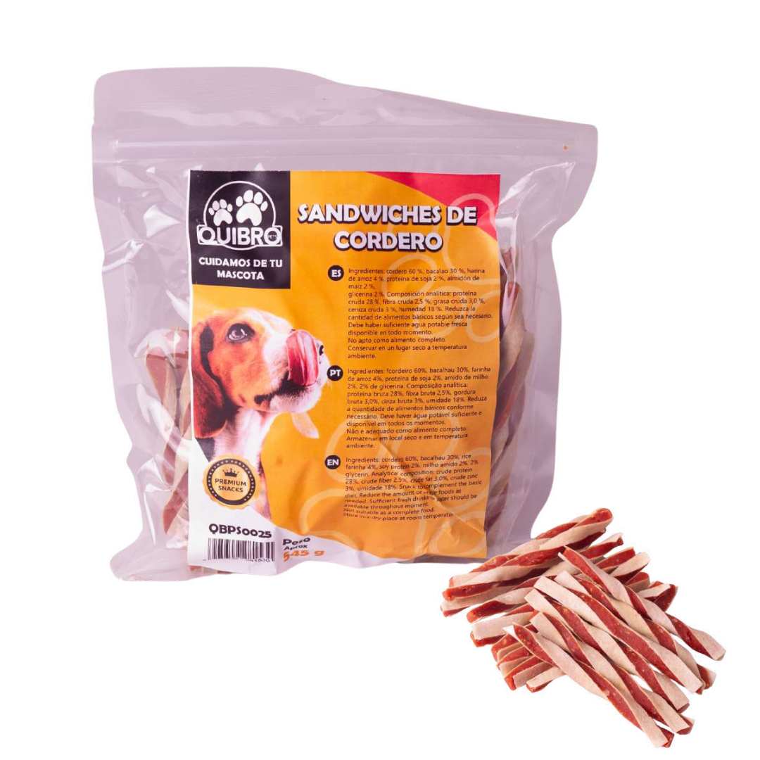 Quibropets Palitos de Sandwiches de Cordero Quibropets Palitos de Sandwiches de Cordero