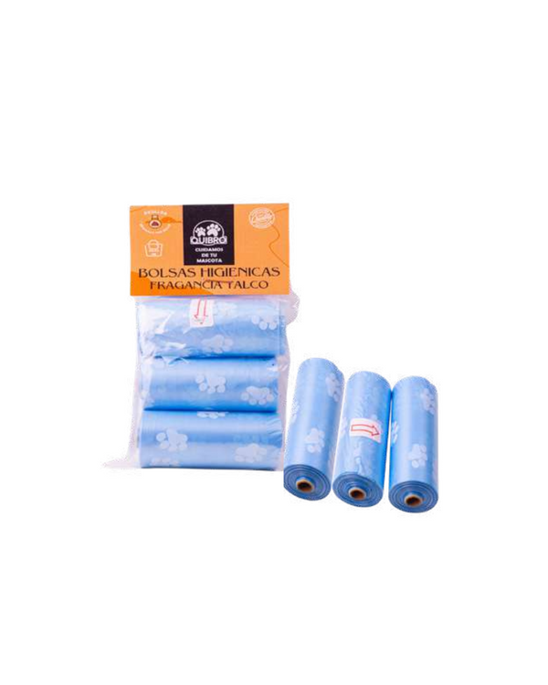 Quibropets Bolsas Higiénicas Talco