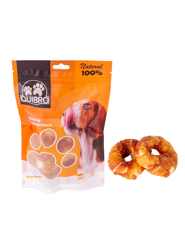 Quibropets Anillo de Cuero de Pollo