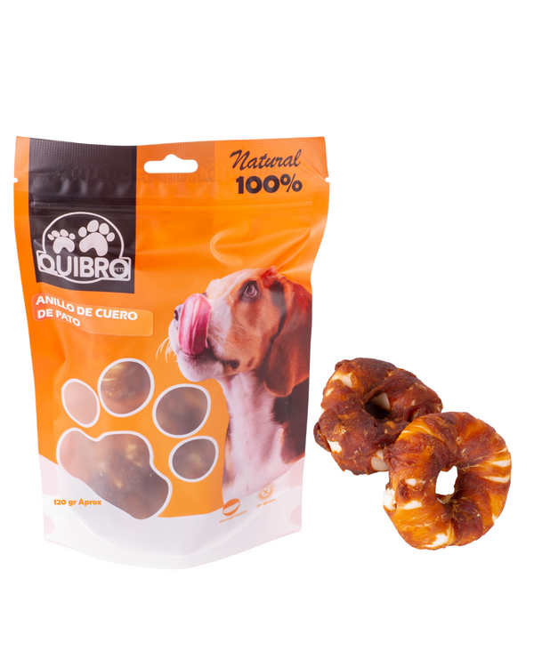 Quibropets Anillo de Cuero de Pato