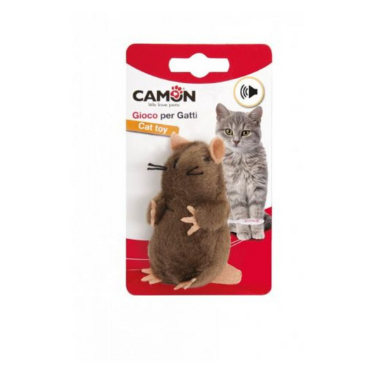 Camon Juguete Ratón Peluche con Microchip