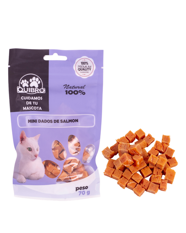 Quibropets Mini Dados de Salmón