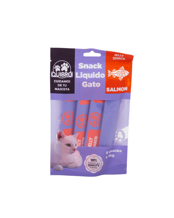 Quibropets Snack Líquido de Salmón