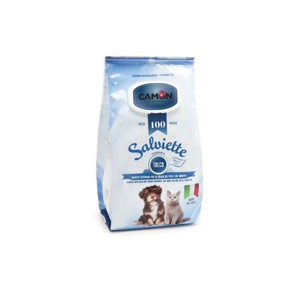 Camon Toallitas Talco, 100Und