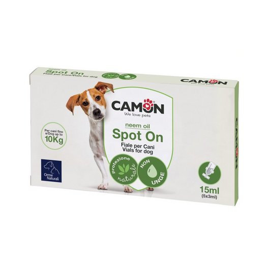 Camon Ampollas Spot-On para Perros "Aceite de Neem" (Menos de 10 kg)