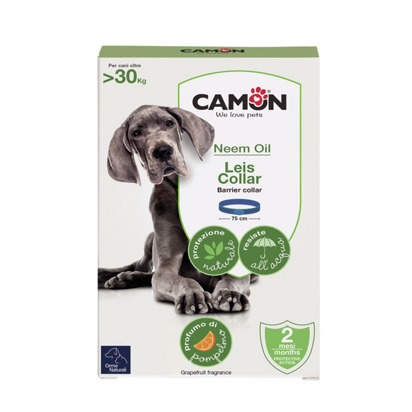 Camon Collar Barrera al Aceite de Neem Leis - Tamaño Maxi