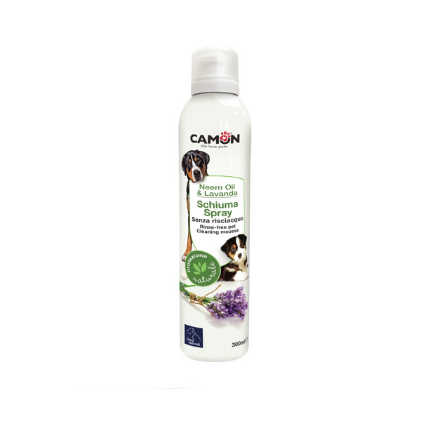 Camon Espuma Spray Sin Enjuague con Neem y Lavanda