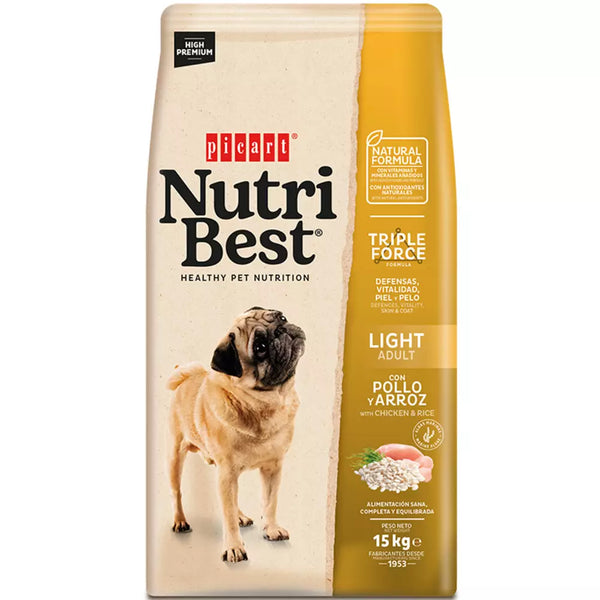 Picart Nutribest Adulto Light 15 Kg
