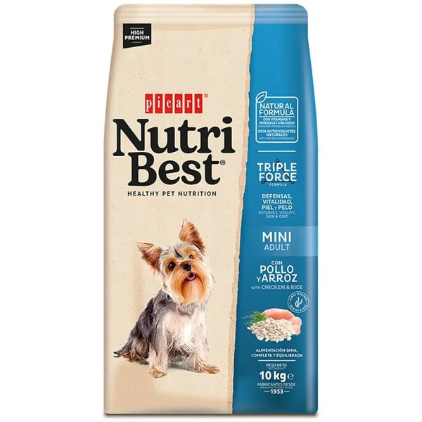 Picart Nutribest Adult Mini Pollo y Arroz 10 Kg