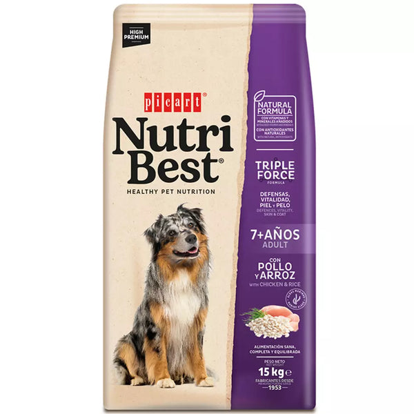 Picart Nutribest Adulto 7+ Años 15 Kg