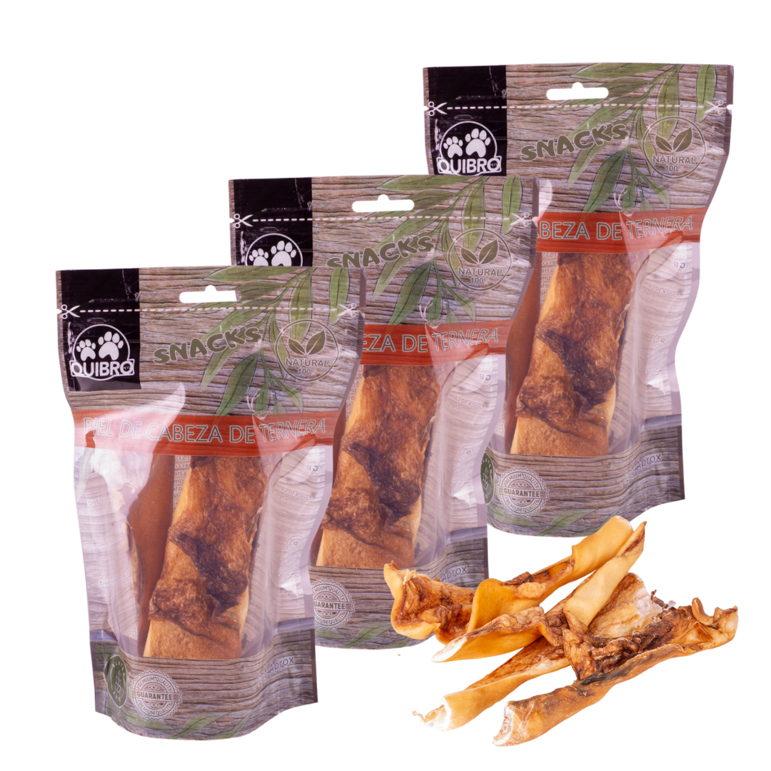 Quibropets Cabeza de Ternera (3x120g)