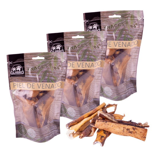 Quibropets Piel de Venado (3x120g)