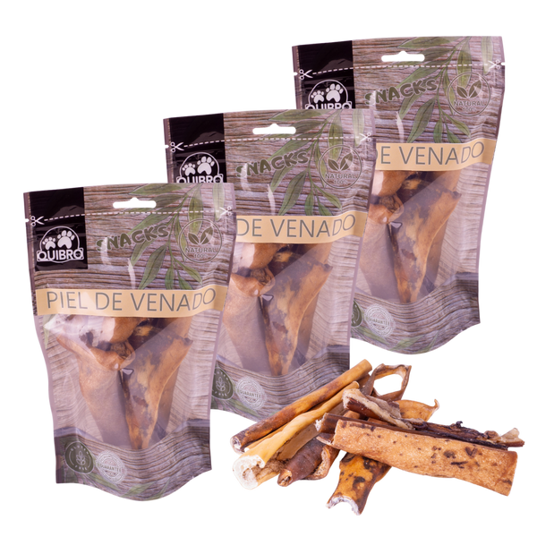 Quibropets Piel de Venado (3x120g)