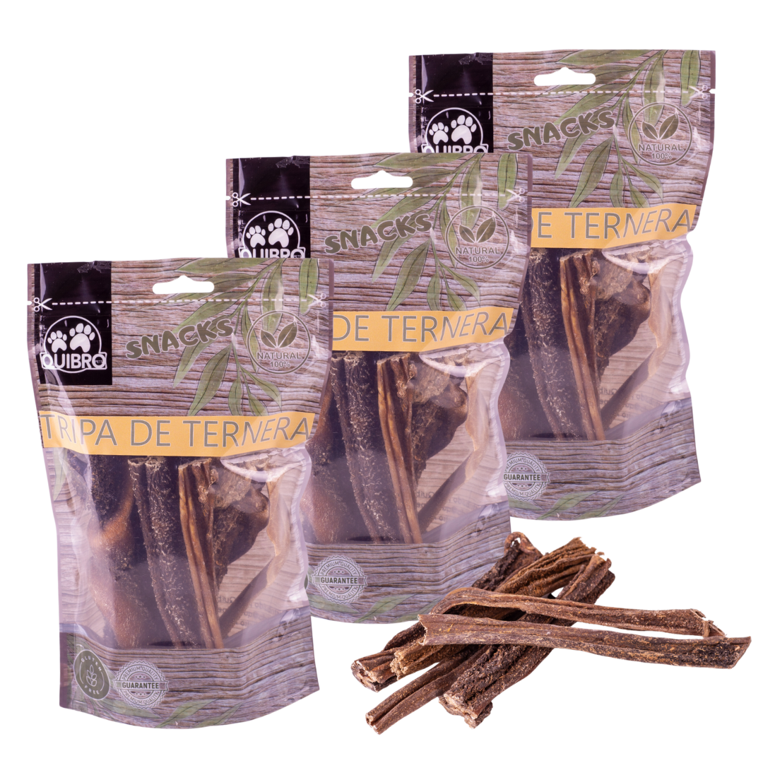 Quibropets Tripa de Ternera (3x120g)
