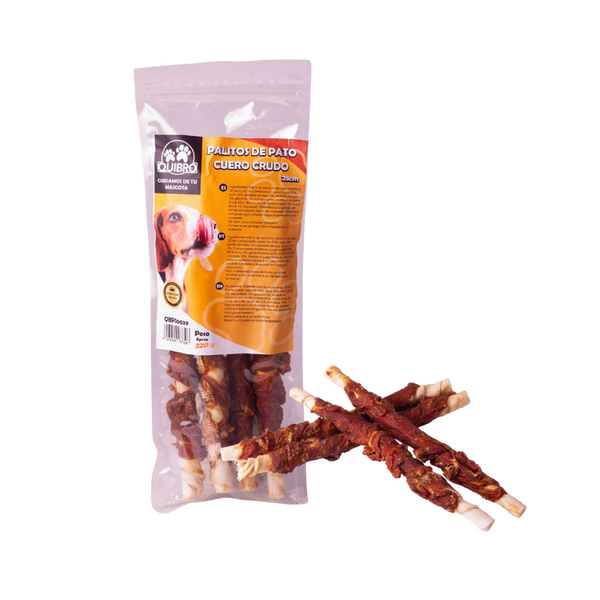 Quibropets Palitos de Pato Cuero Crudo
