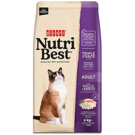 Nutribest Cat Adult con Pollo & Arroz